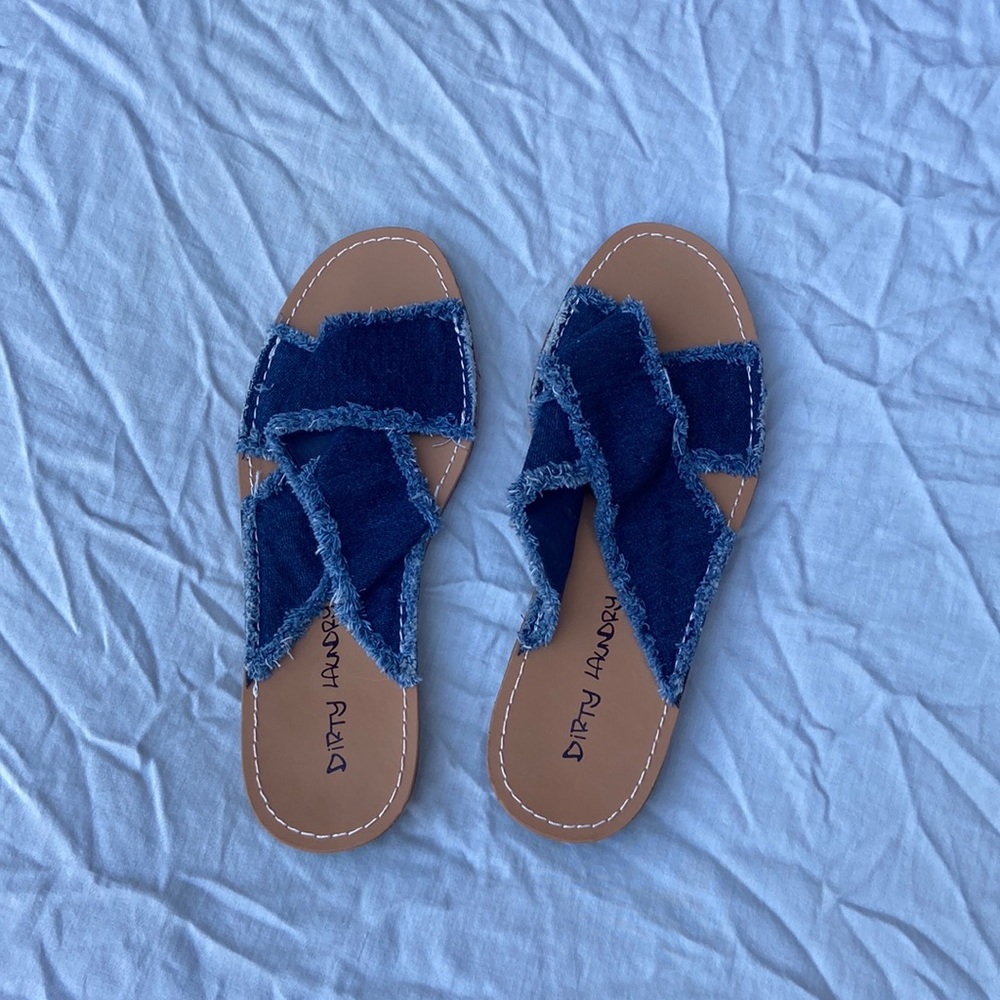 Dirty Laundry Denim Sandals